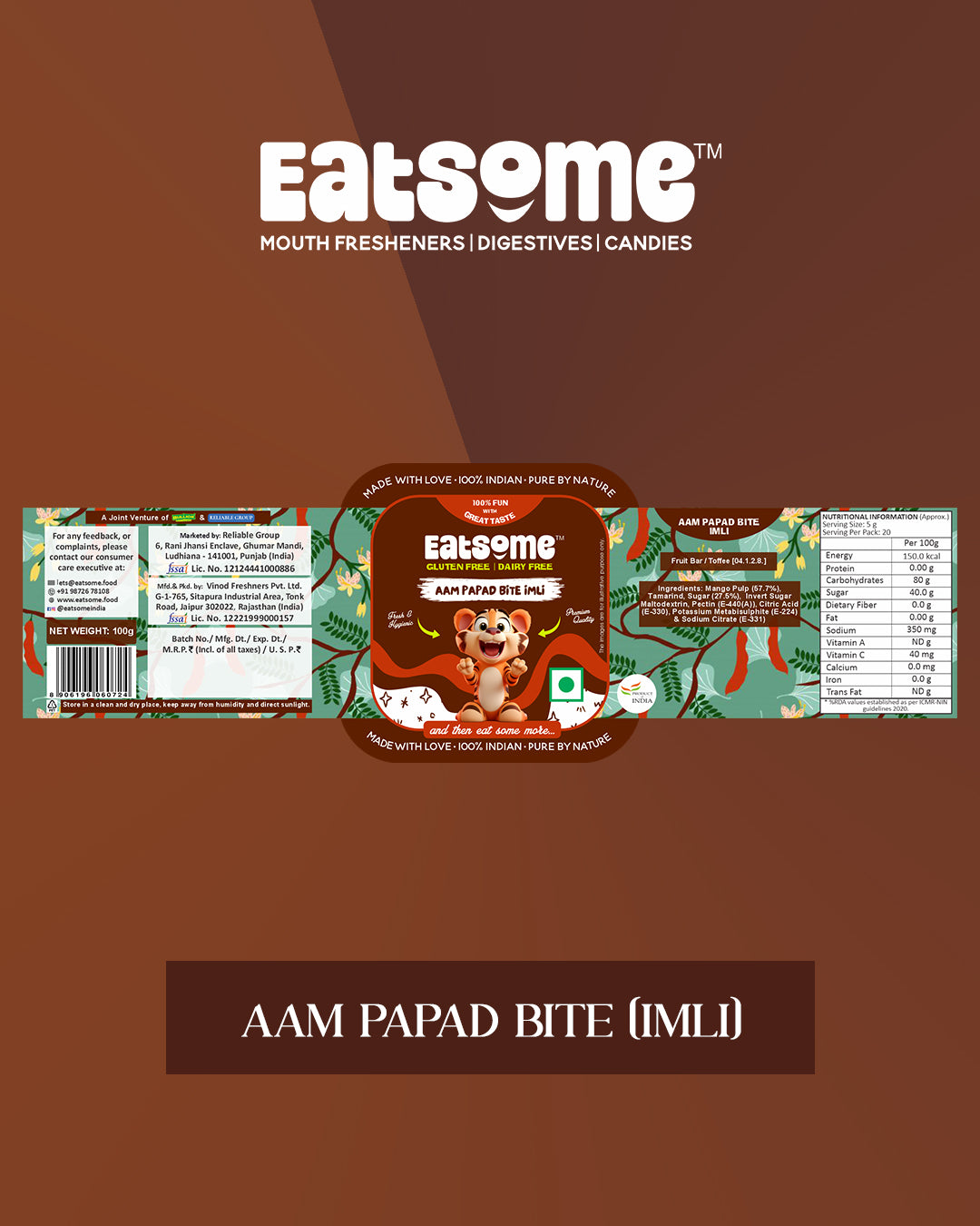 Aam Papad Bite (Imli)