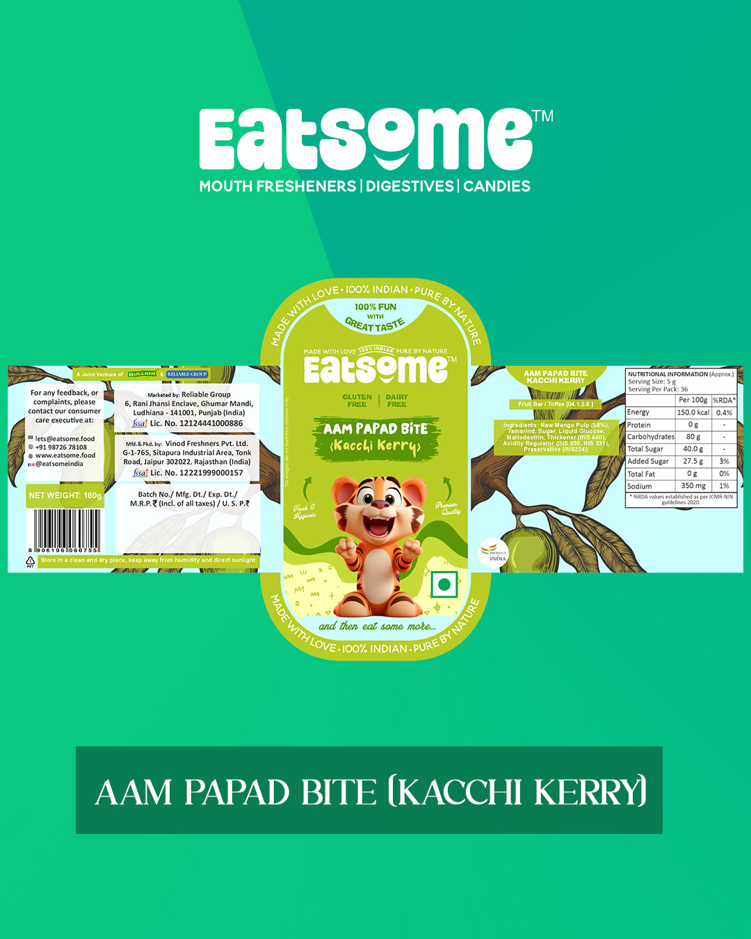 Aam Papad Bite (Kacchi Kerry)