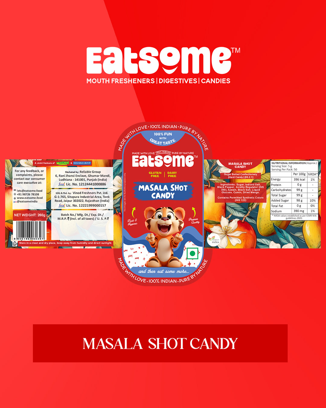 Masala Shot Candy